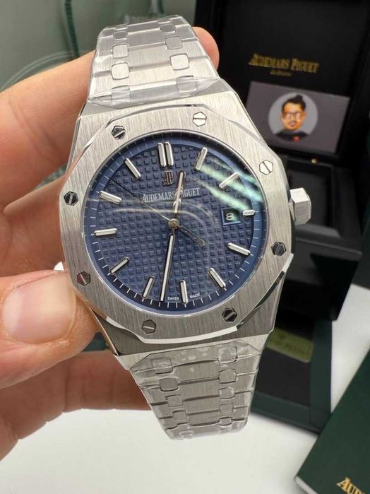 Audemars Piguet Royal Oak синьо/черно/сребристо