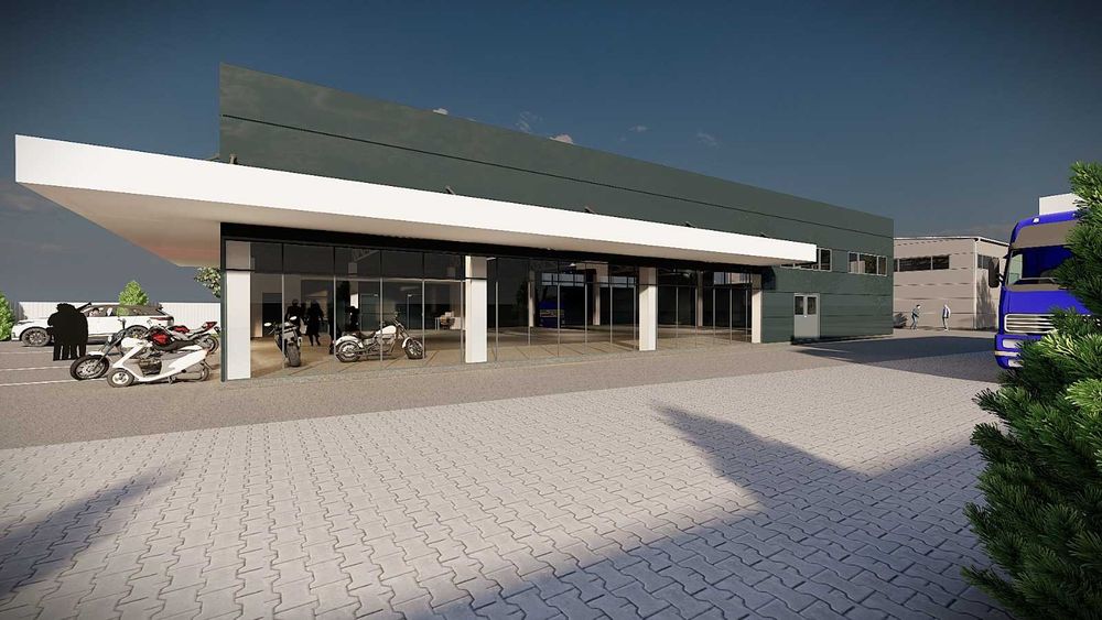 De inchiriat SOWROOM si HALE DEPOZITARE, str. Barajului nr.11