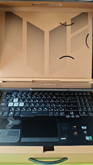 Продавам ASUS TUF Gaming A15-Ryzen 7/RTX 3050/32GB RAM/2TB - Като НОВ