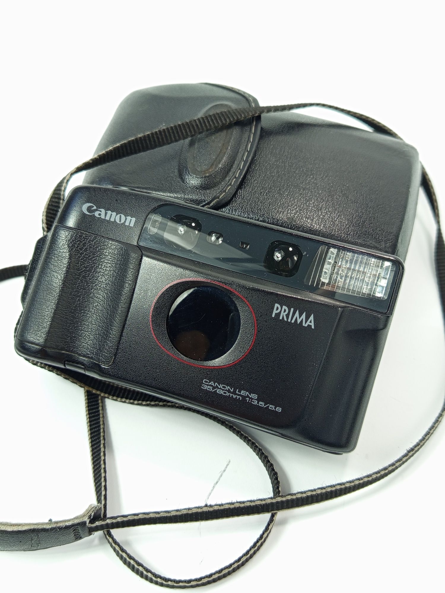 Minolta Hi-Matic S + Camera bag / Canon Prima Tele (Sure Shot Telemax)