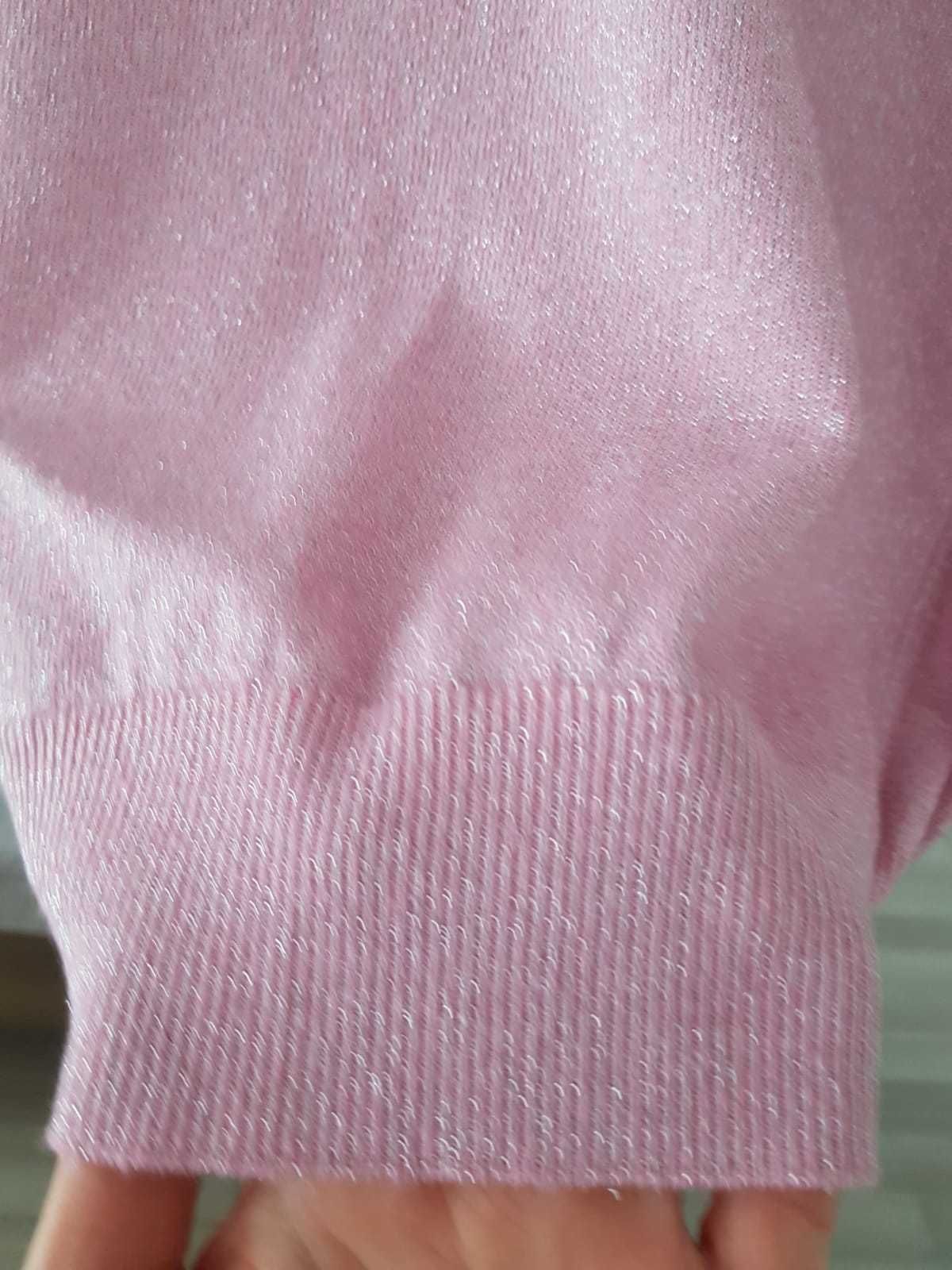 Bluza roz cu sclipici - marimea M
