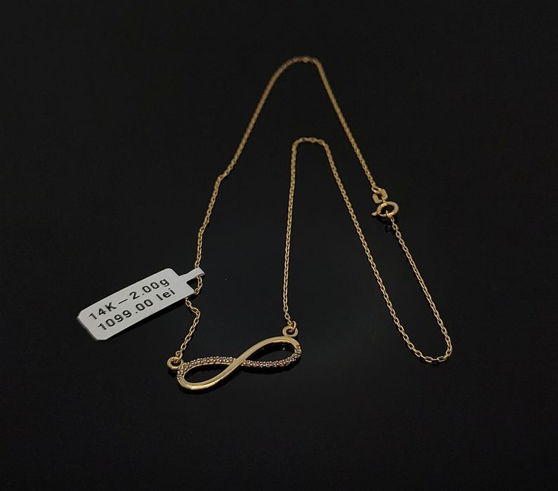 Bijuteria Royal lant din aur 14k 2.0 gr