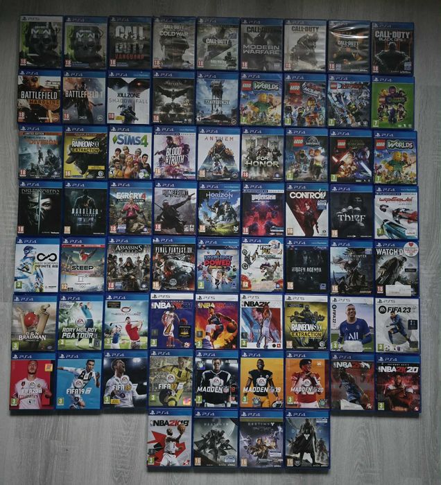 РАЗПРОДАЖБА!! PS4/PS5 2бр игри за 30лв