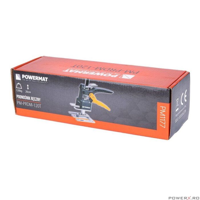 Dispozitiv manual pentru ridicat mobila si alte obiecte, tip cric, 120