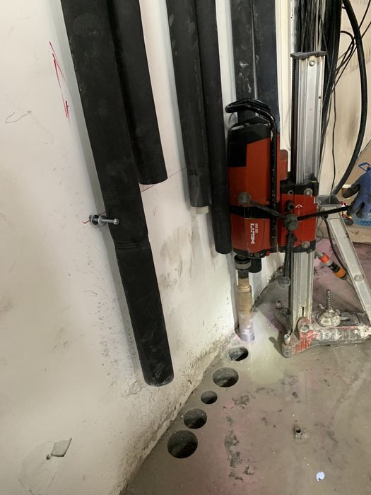 Пробиване на отвори в бетон