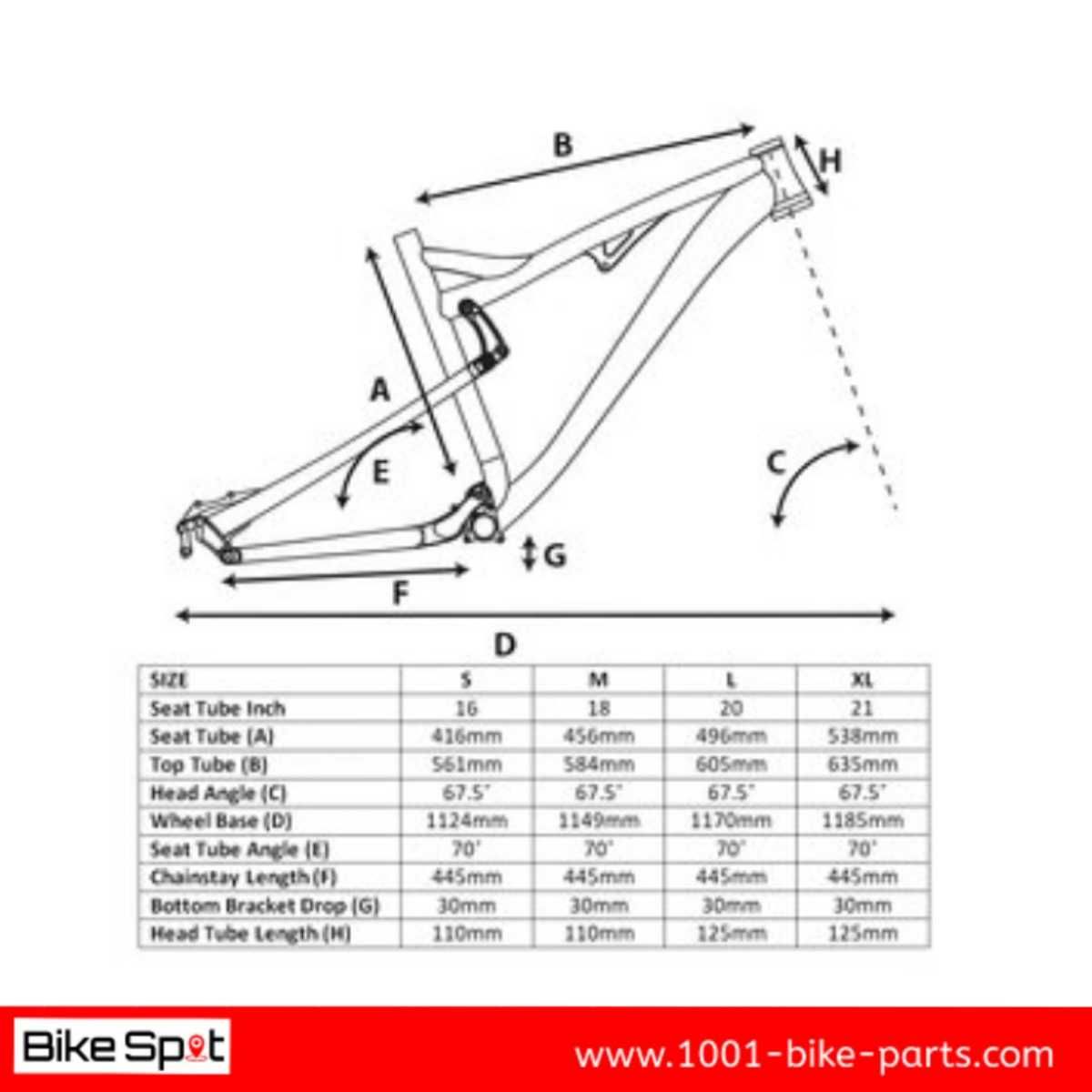 27.5 RAM Trail 125 S Allu Full Suspension Frame Мека Алуминиева Рамка