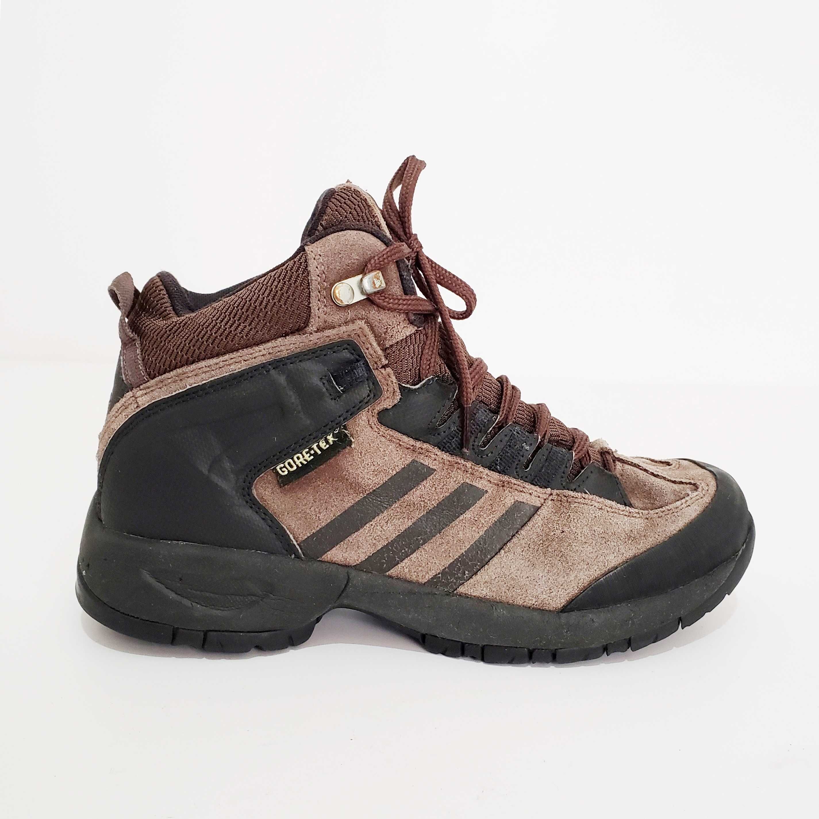 Adidas Gore-tex Climaproof Маратонки Ботуши Обувки Велур Кожа 35 22cm
