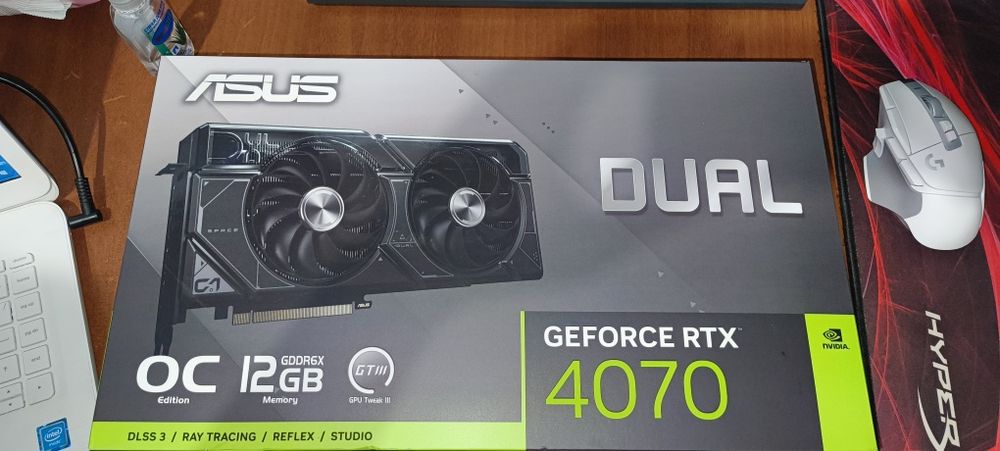 Asus dual rtx 4070 (в описании подробнее)