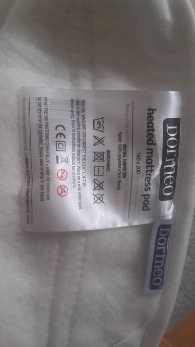 Vand patura lectrica marca DORMEO 200/160CM.