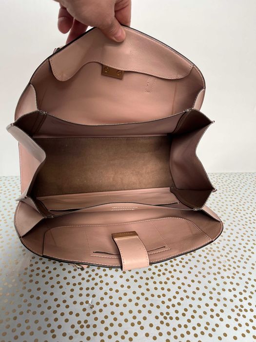 Furla кожена чанта оригинална