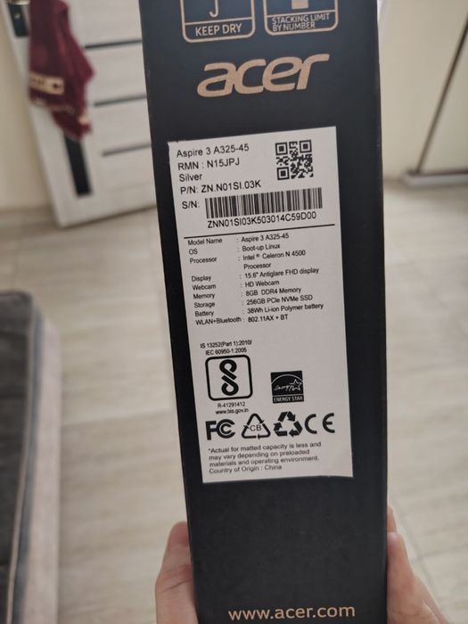 Ноутбук acer новый