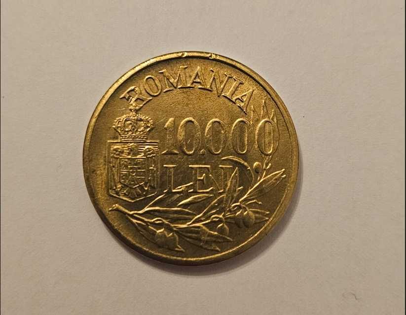 Moneda 10 000 Lei 1947 - Regele Mihai I