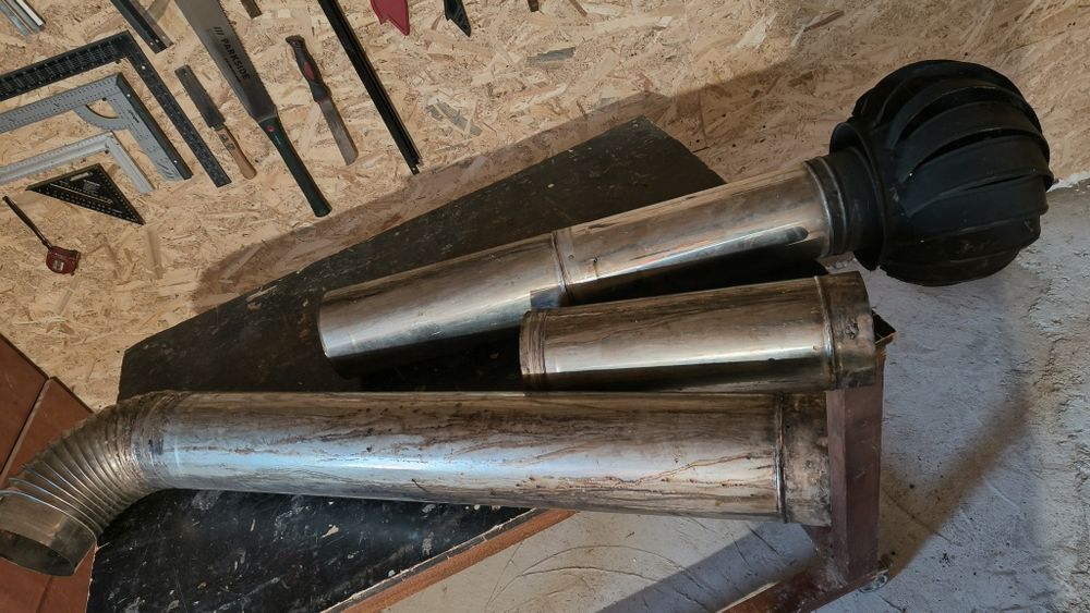 Burlane inox centrala sobă semineu