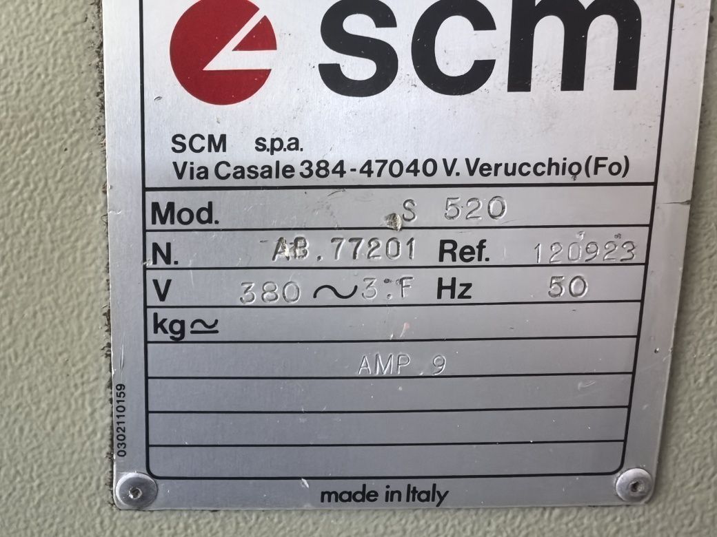 Щрайхмус на 630 мм с 4 ножа авт качване и сваляне на плота, casolin
