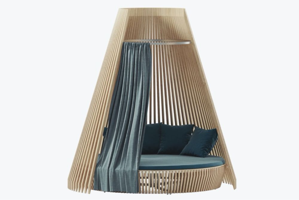 Baldachin cort plaja, gradina