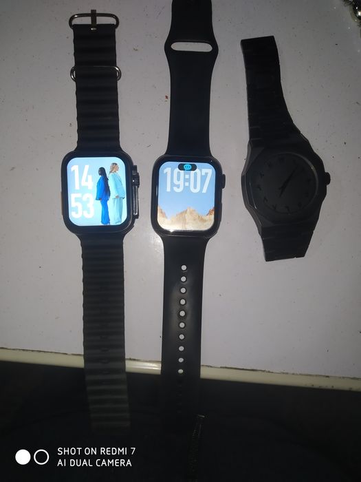 Smart watch soatlar 2ta 1ta mexanik qora arabcha soat 600 00 ming narx