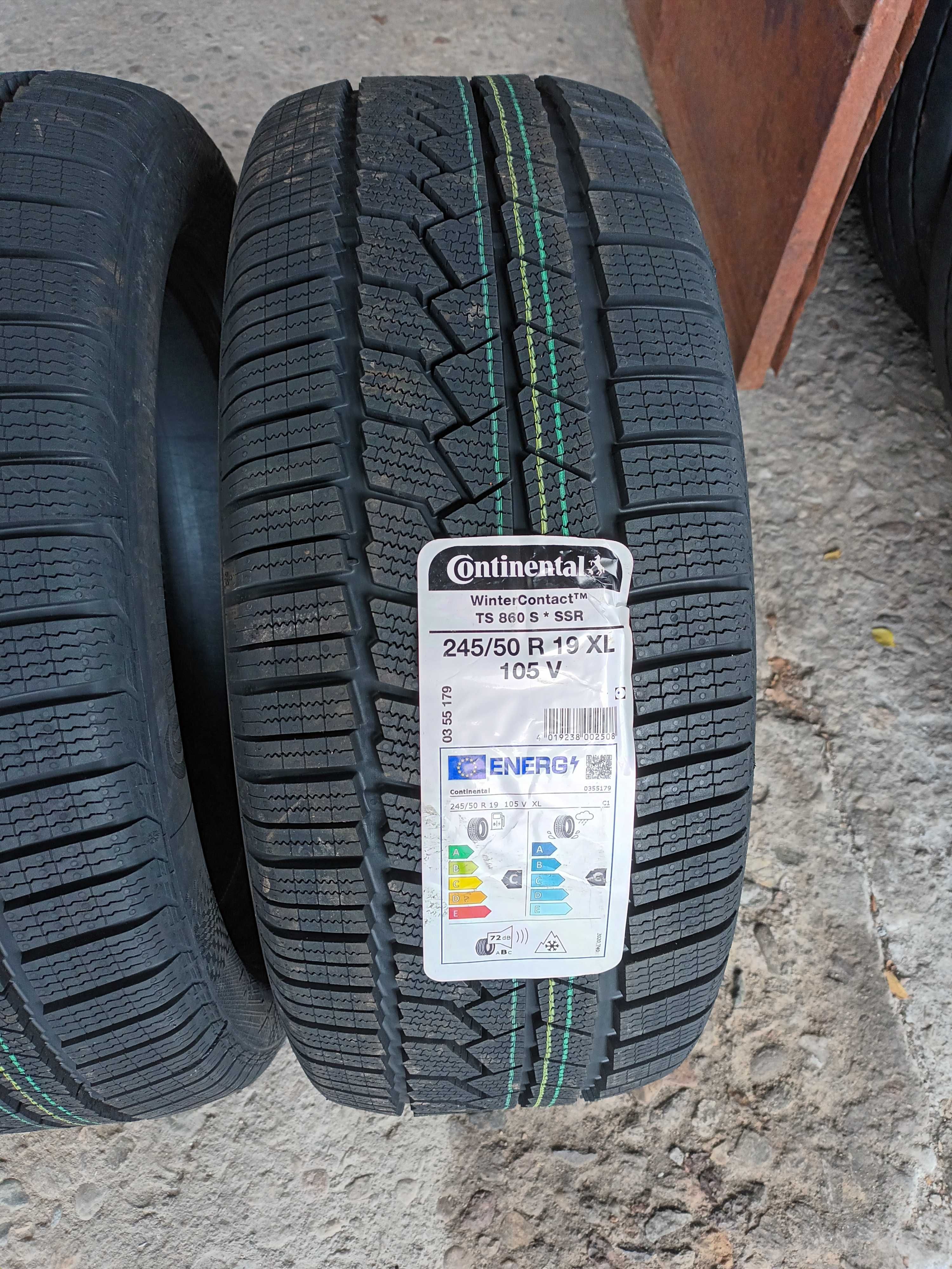 2 Нови зимни гуми 245/50 R19 Continental WinterContact TS860S* RUNFLAT