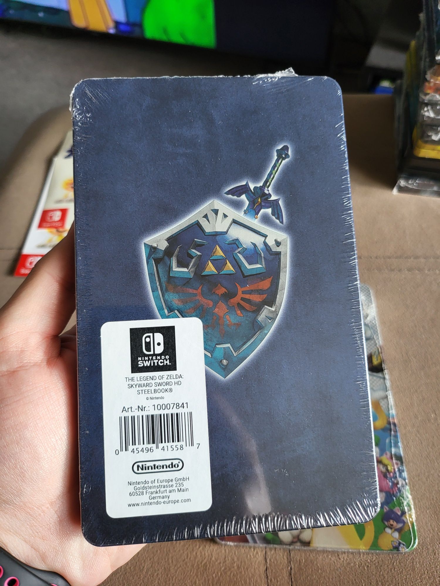 Zelda и Mario steelbook