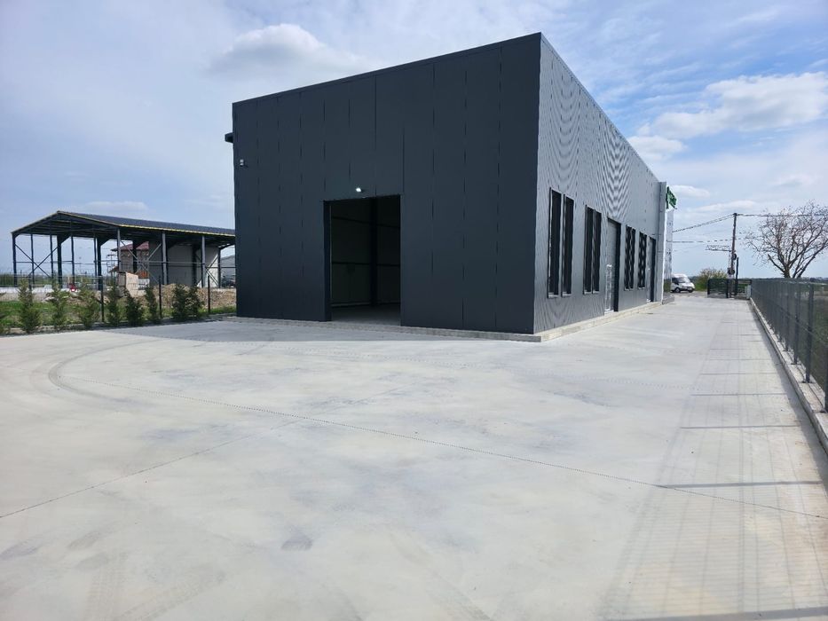 Hala nouă de închiriat 200mp + curte 300mp