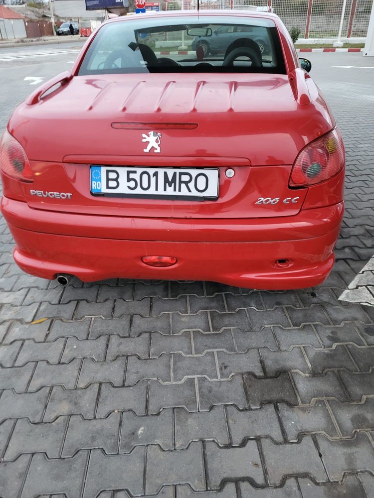 Peugeot 206 cc 1,6 benzina