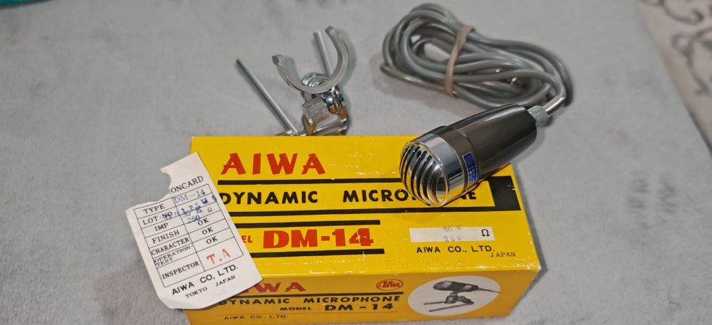 Microfon vintage aiwa DM-14 nou