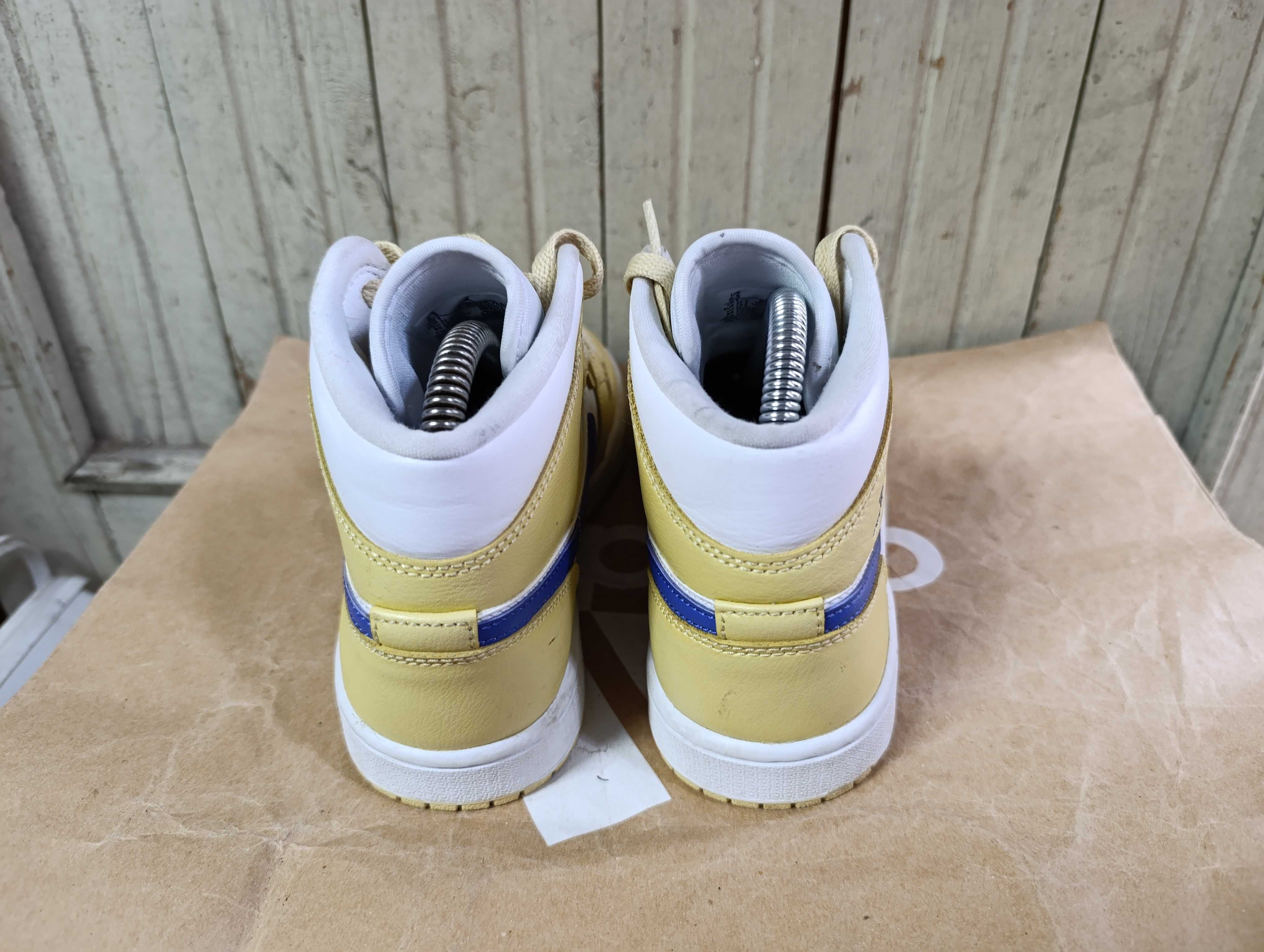 Jordan 1 Mid Lemon Wash Lapis''оригинални маратонки 37.5 номер