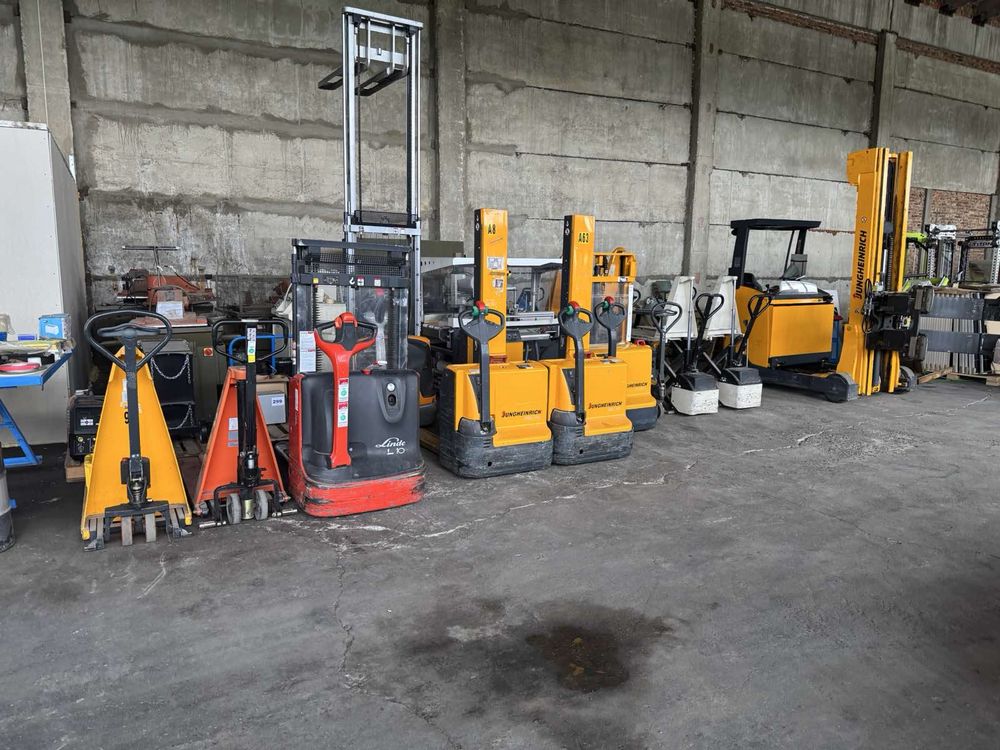 Електрически палетен товарач: Jungheinrich, Linde L10, Still
