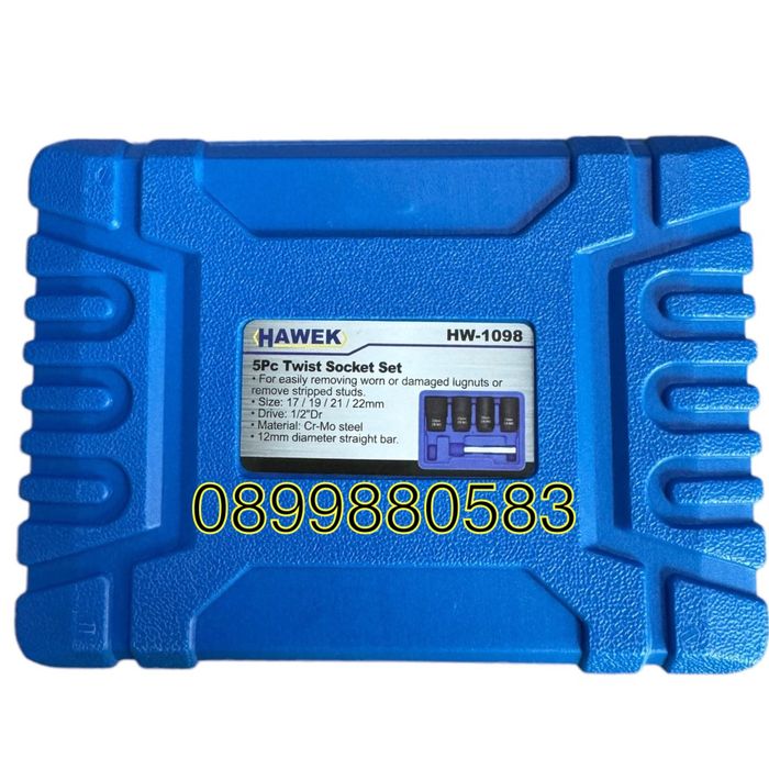 Комплект екстрактори за болтове 5 части , HAWEK