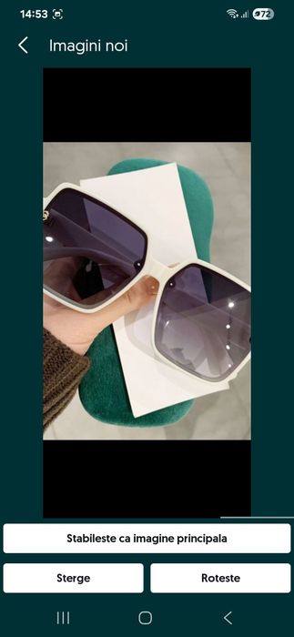 Ochelari de soare Gucci model 2026(husa, săculeț, toc, cutie, laveta,]