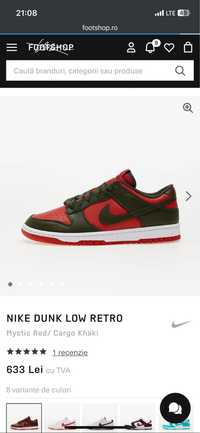 Dunk Retro Low marimea 44