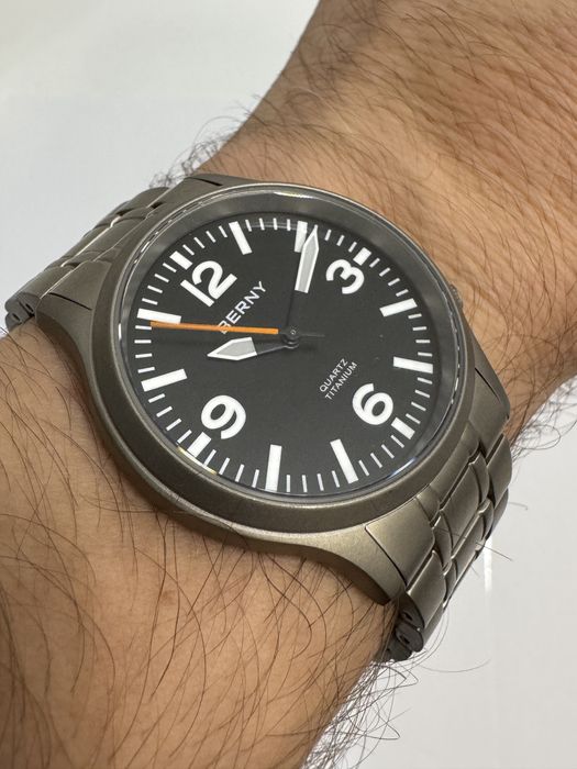 Ceas Berny Titanium quartz. Unisex