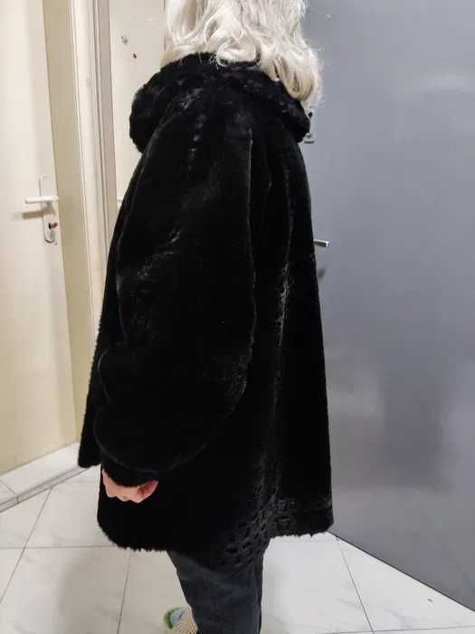 Палтенце с плетени ръкави и Палто (Балтон) и Еко кожа