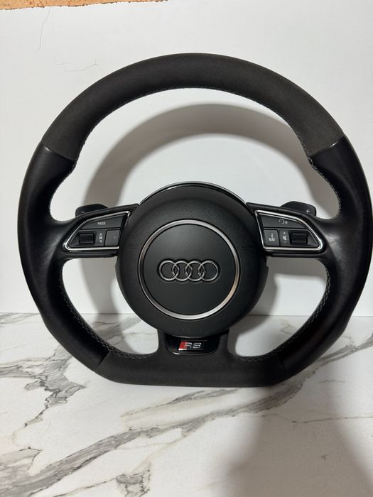 волан ауди audi алкантара с пера