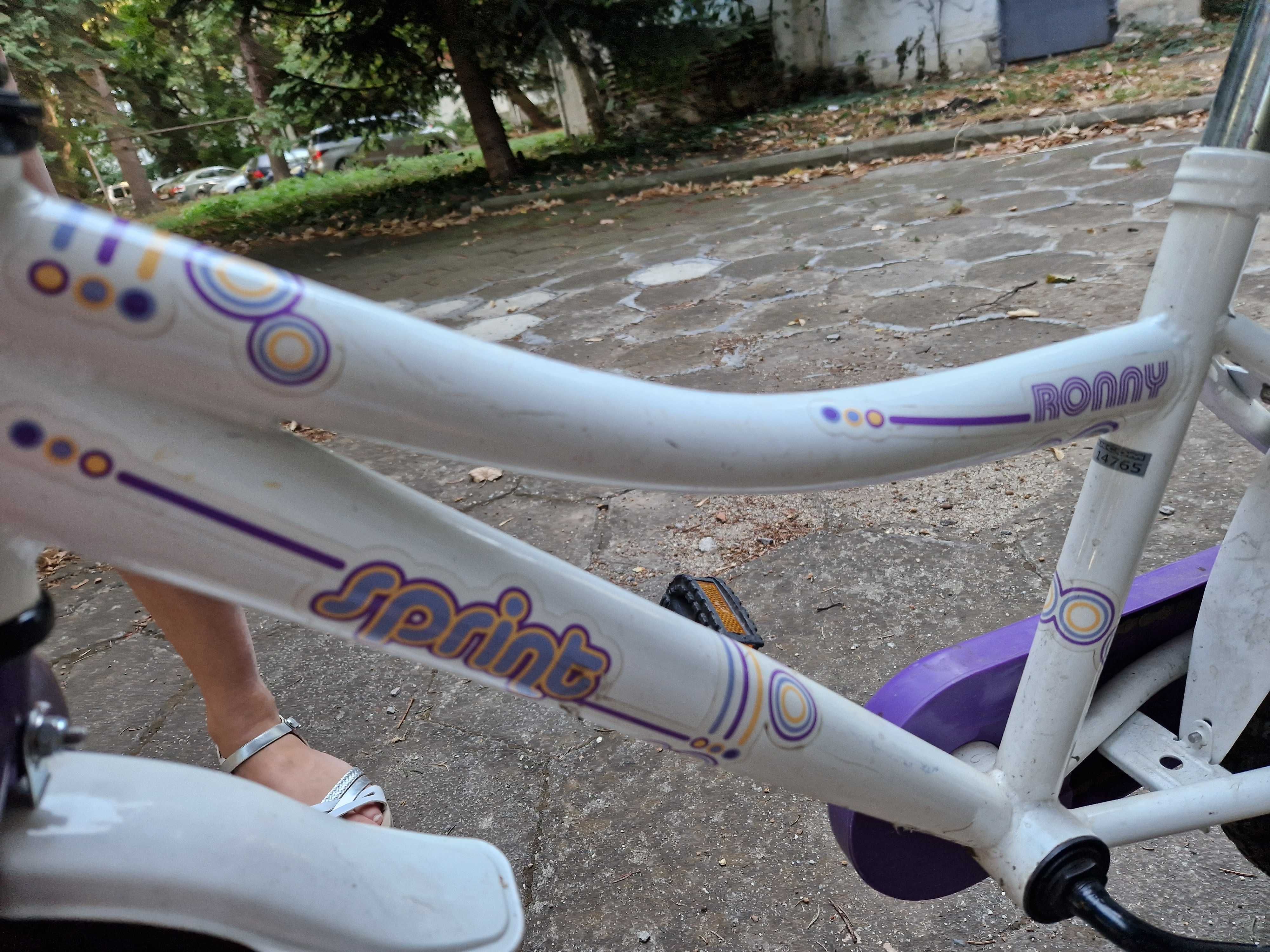 Детски велосипед Sprint Ronny 16“ White Fork,Violet