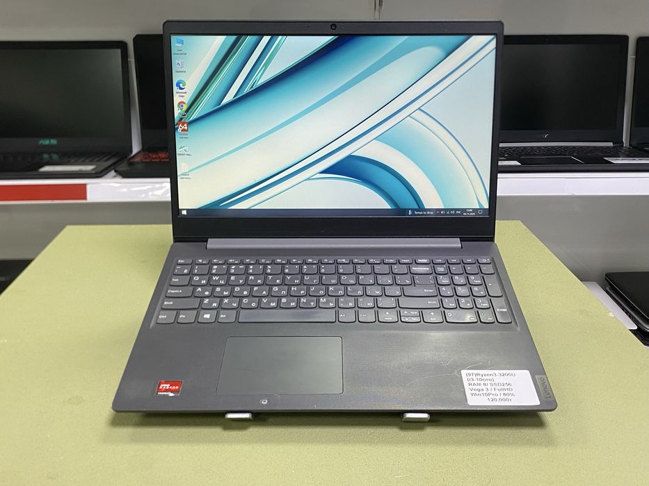Ноутбук Lenovo | Ryzen 3 3200U / 8GB / SSD 256GB. Быстрый для учебы