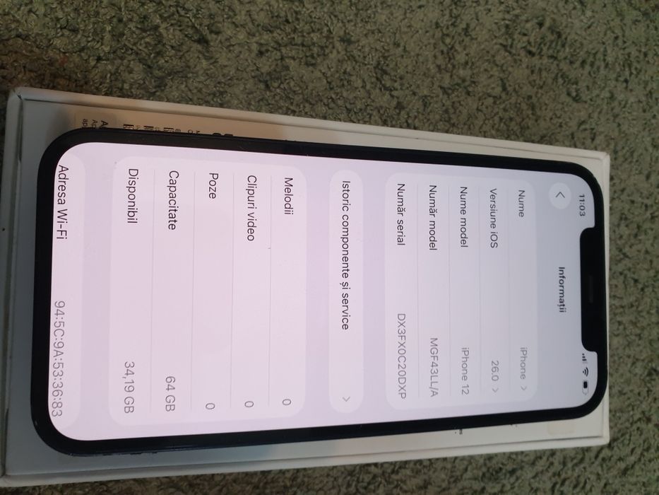 Vand iphone 12 in buzau