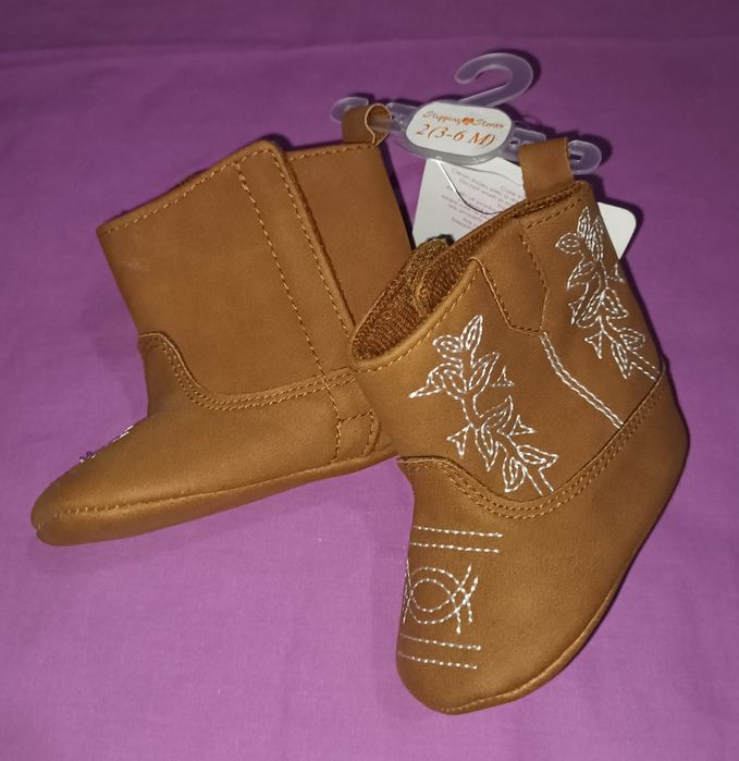 Пинетки для девочки от 0 до 9 месяцев