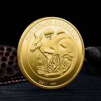 монета златна сувенир креативен подарък Австралийско кенгуру