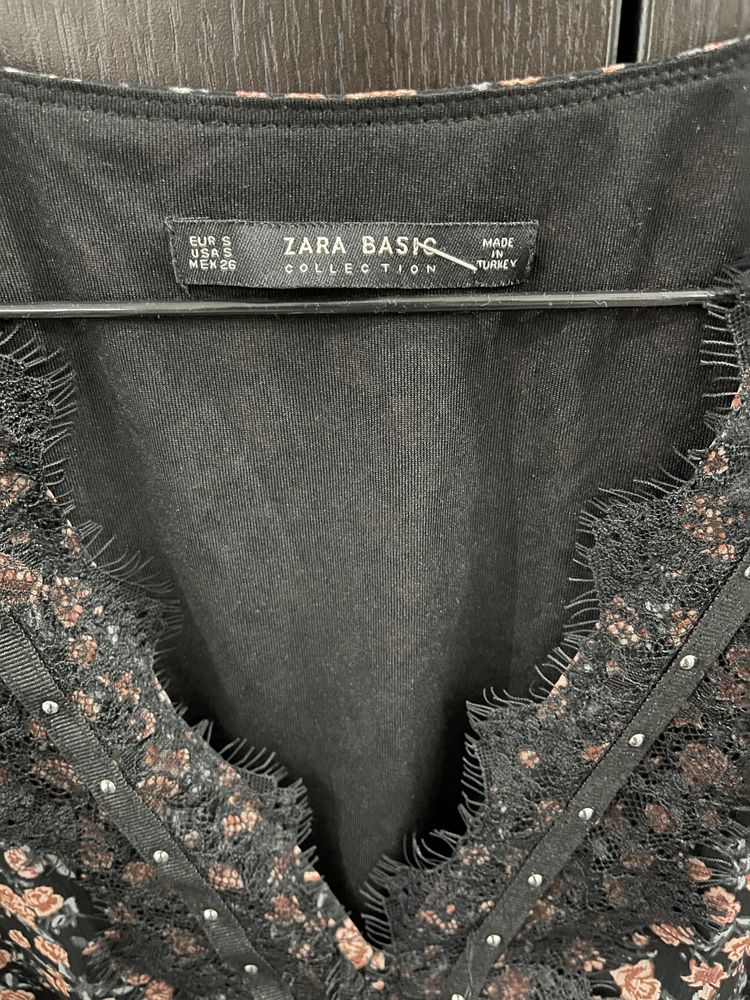 Rochie Zara Basic Collection, neagră, mărimea 26/S, în stare nouă