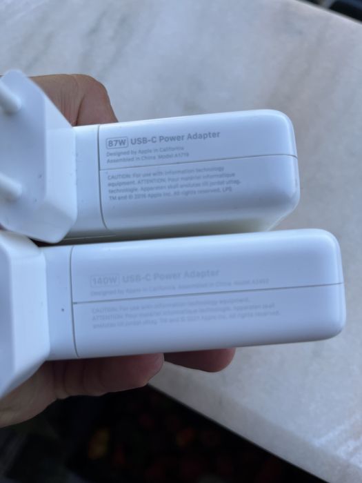 Incarcatoare Macbook originale 87w-140 W