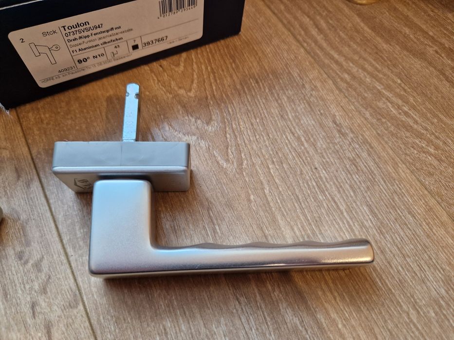 4 броя Дръжки за дограма HOPPE Toulon (43mm)