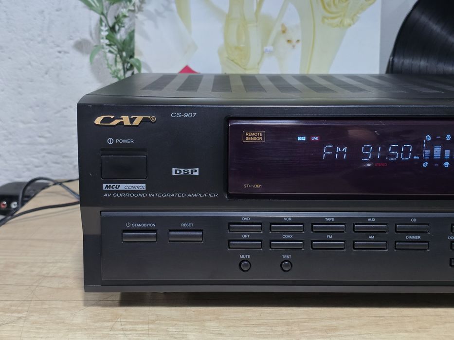 Amplituner CAT cs-907, receiver 2.0 hifi 5.1 surround cinema