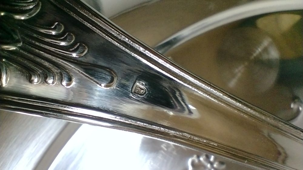 Голям посребрен черпак 31,5 см.