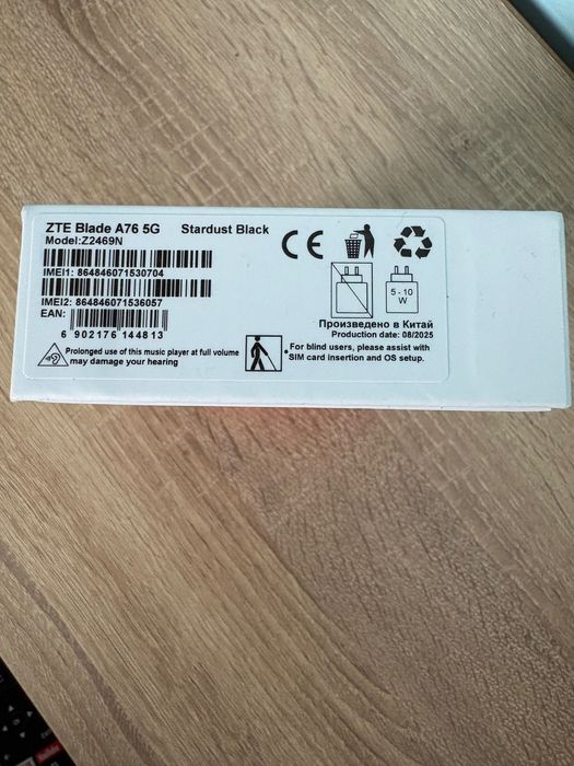 ЧИСТО НОВ!!! ZTE Blade A76