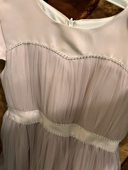 12-13 yoshli qizlar uchun oqshom koylagi