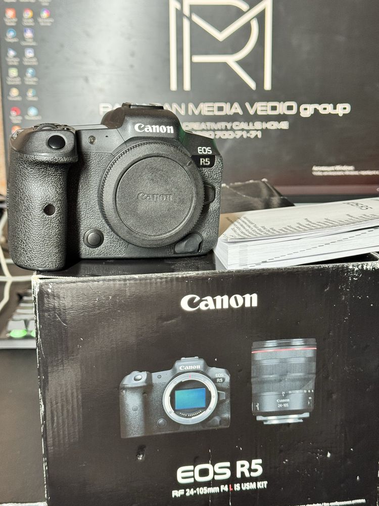 Canon r5 noviy bodiy batariya zaryatishnik