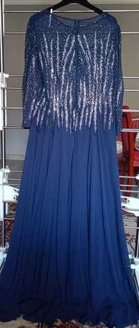 Продам синее  вечернее платье
