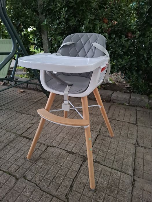 Бебешки стол за хранене KIKKABOO  WOODY