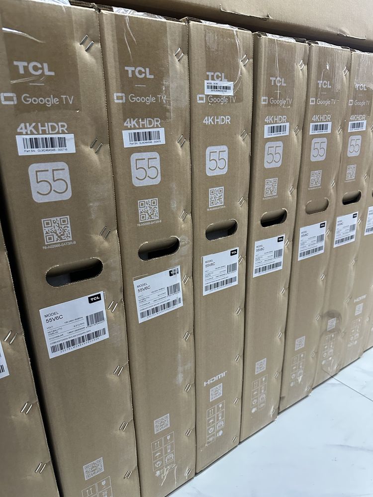 Телевизор TCL 50/55 V6C 2025 4K GoogleTv новый модель Доставка есть