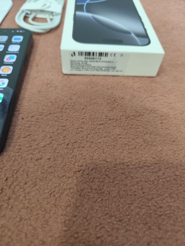 Гаранционен! Apple IPhone 16 pro max 256GB,5G,Black Titanium